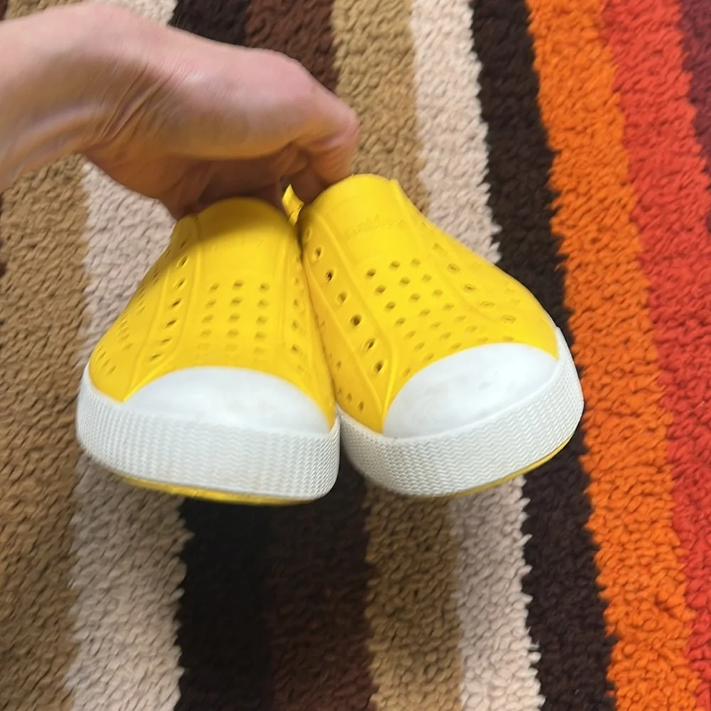 Native Kids Shoes Yellow